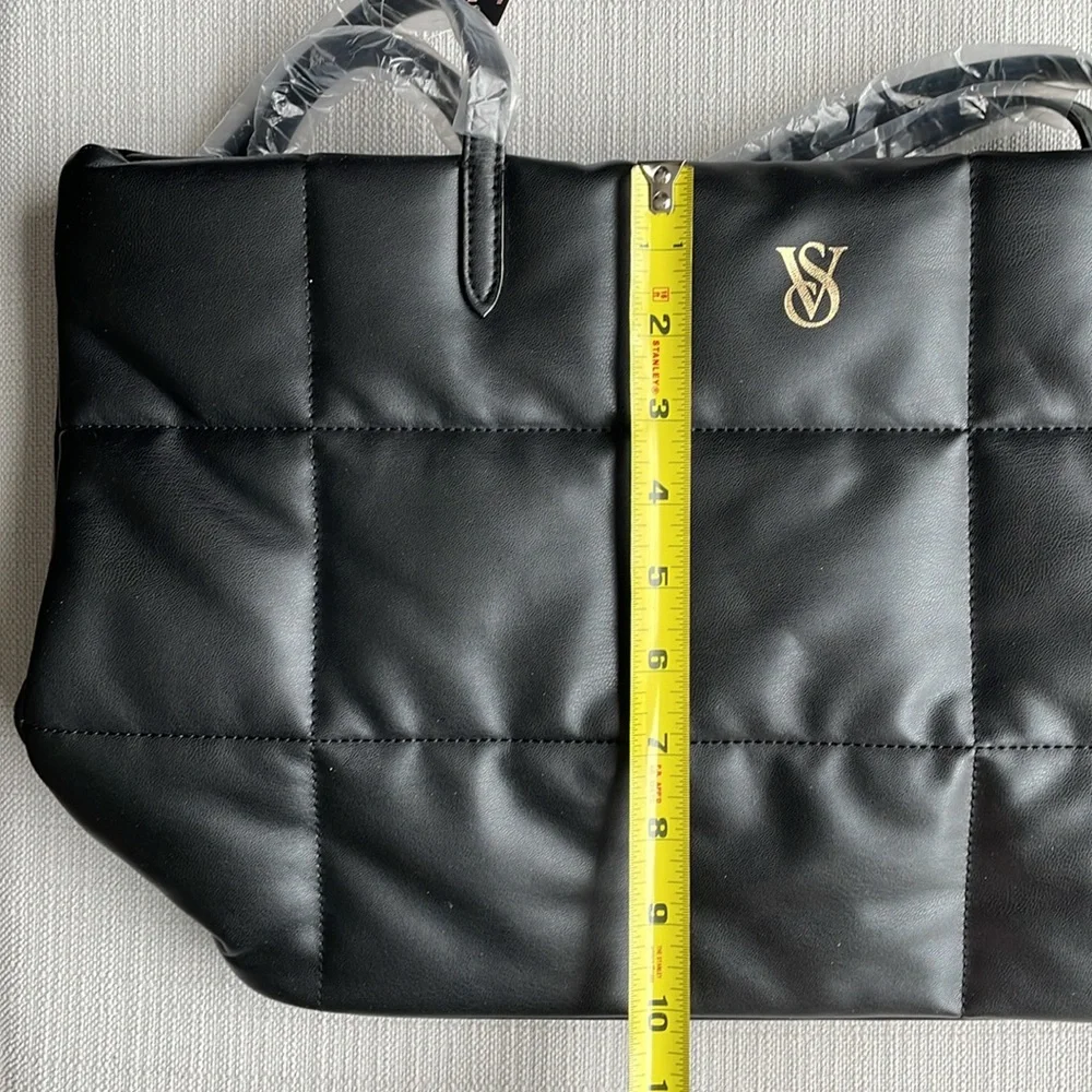Victoria’s secret black puffer tote bag - Picture 14 of 14
